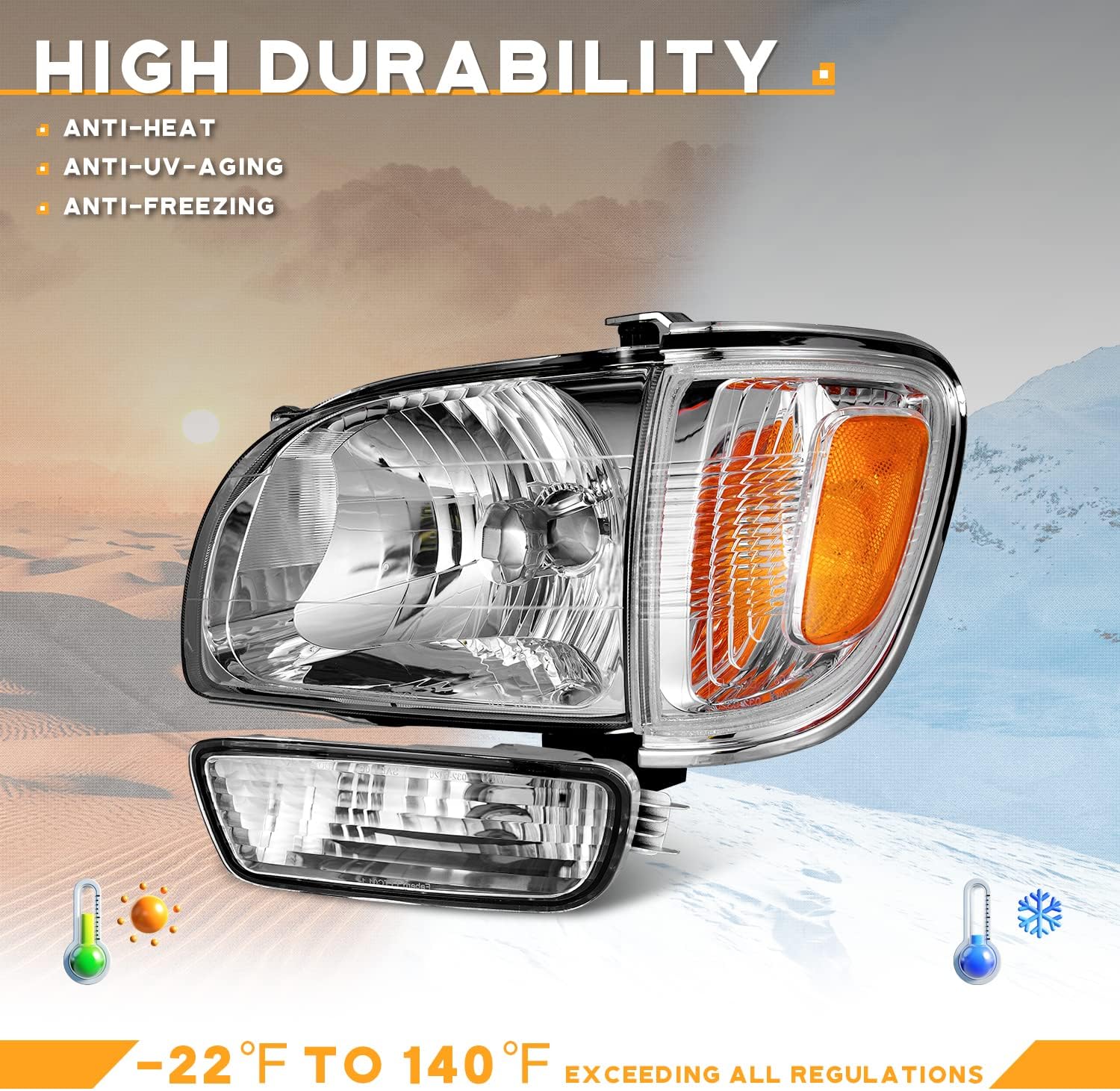 トヨタ 2012～2015 タコマ 純正ヘッドライト左右セット 【公式通販】